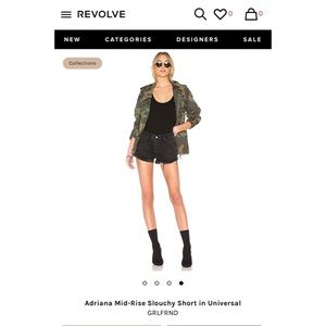 GRLFRND Adrianna Slouchy Denim Short